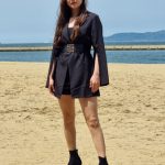 【写真特集】安部七波さん、福岡・百道浜で美ボディ披露！「海はパワースポットであり、喜怒哀楽を共に」＜ベストオブミス福岡＞