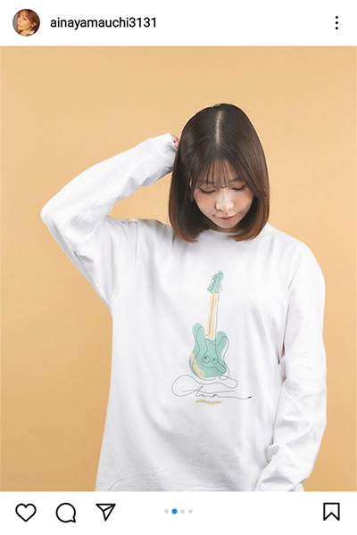 SILENT SIREN・山内あいな、ベースの日を記念したコラボTシャツを販売開始！