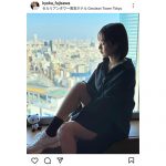 レースクイーン・藤澤響花、美脚からスニーカーにかけた脚線美にファンうっとり