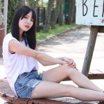 【沖縄美女】蒲山花礼さん、カジュアルなファッションから美脚アピール！ 「本土とは違う景色も全て楽しめます！何事も自分次第。」＜ミスユニバーシティ2021準グランプリ＞