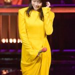 【レコ大】有村架純、衣装チェンジは美脚のぞかせた黄色のドレスコーデに！＜第64回 輝く！日本レコード大賞＞
