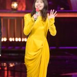 【レコ大】有村架純、衣装チェンジは美脚のぞかせた黄色のドレスコーデに！＜第64回 輝く！日本レコード大賞＞