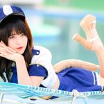 【写真特集】藤井優衣（KissBee）が「犬のおまわりさん」に！ポリスコスチュームで釘付けに！＜近代麻雀水着祭2022＞