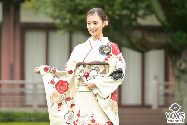 宮本茉由、髪をバッサリ18センチ！イメチェン後初の晴れ着姿を披露＜オスカー晴れ着撮影会＞