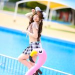 【写真特集】大江れな（KissBee）、可愛すぎる猫のポーズにカメラマンもキュン！＜近代麻雀水着祭2022＞