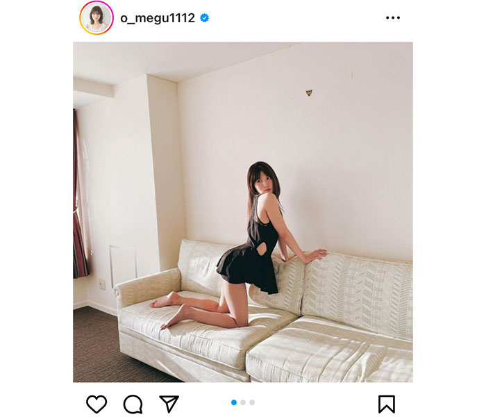 AKB48・谷口めぐ、美尻ラインに釘付けされる女豹ポーズにファン歓喜