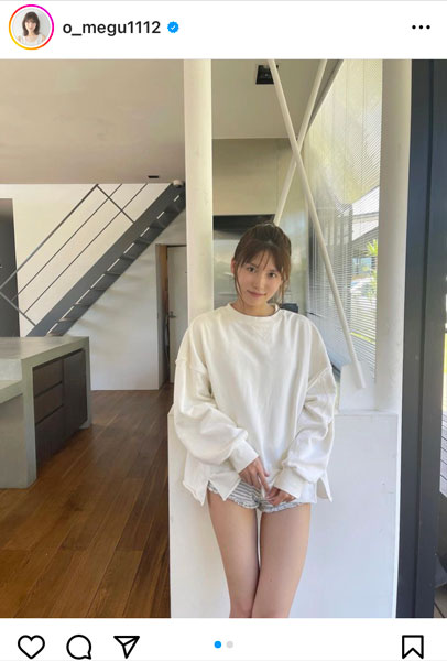AKB48・谷口めぐ、スラリと伸びた美脚を大胆披露