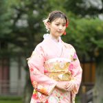 鶴嶋乃愛、ピンクの晴れ着姿で初参加！参加者から「カワイイ！」の声も＜オスカー晴れ着撮影会＞