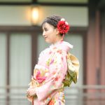 鶴嶋乃愛、ピンクの晴れ着姿で初参加！参加者から「カワイイ！」の声も＜オスカー晴れ着撮影会＞