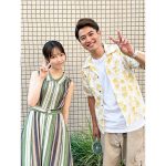 【私のシてくれないフェロモン彼氏】島崎遥香＆堀井新太、笑顔でピースサインする爽やか2ショットに「かわいくて爽やか～」 「ピースサインするぱるるが可愛すぎる」の声