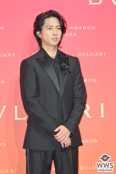 【写真特集】山下智久、ダークスーツで大人な雰囲気を披露「幸せな一年を過ごせました」＜BVLGARI AVRORA AWARDS 2022＞