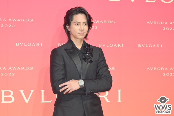 【写真特集】山下智久、ダークスーツで大人な雰囲気を披露「幸せな一年を過ごせました」＜BVLGARI AVRORA AWARDS 2022＞