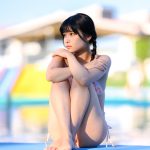 【写真特集】三田のえ、振り向きポーズで美尻＆美脚を大胆披露！センチメンタルな表情にドキ！＜近代麻雀水着祭2022＞
