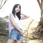 【沖縄美女】蒲山花礼さん、カジュアルなファッションから美脚アピール！ 「本土とは違う景色も全て楽しめます！何事も自分次第。」＜ミスユニバーシティ2021準グランプリ＞