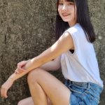 【沖縄美女】蒲山花礼さん、カジュアルなファッションから美脚アピール！ 「本土とは違う景色も全て楽しめます！何事も自分次第。」＜ミスユニバーシティ2021準グランプリ＞