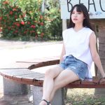 【沖縄美女】蒲山花礼さん、カジュアルなファッションから美脚アピール！ 「本土とは違う景色も全て楽しめます！何事も自分次第。」＜ミスユニバーシティ2021準グランプリ＞
