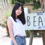 【沖縄美女】蒲山花礼さん、カジュアルなファッションから美脚アピール！ 「本土とは違う景色も全て楽しめます！何事も自分次第。」＜ミスユニバーシティ2021準グランプリ＞