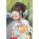 Peel the Apple・浅原凜、爽やかな淡い振袖姿を披露＜20±SWEET 2023 JANUARY＞