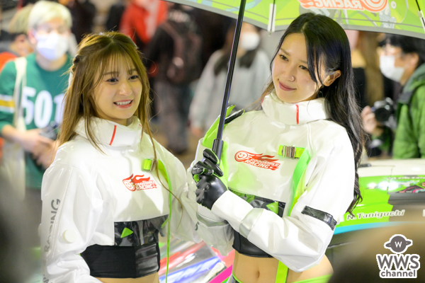 【写真特集】荒井つかさ＆美桜、お腹チラ見せのコスチュームで美スタイル披露＜東京オートサロン2023＞