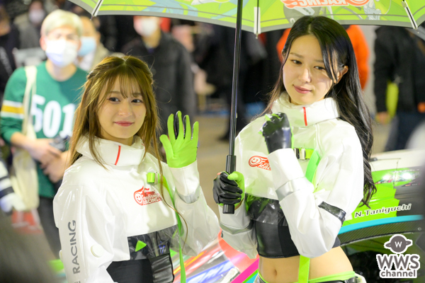 【写真特集】荒井つかさ＆美桜、お腹チラ見せのコスチュームで美スタイル披露＜東京オートサロン2023＞