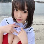 トキメロ・湊川みる「これがこう…！」、清楚な制服姿と赤ビキニ姿のギャップで悩殺！