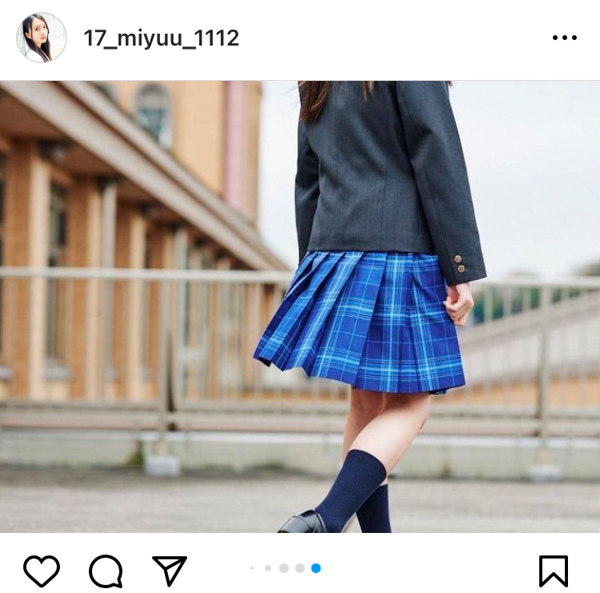 AKB48・水島美結、高校制服のポートレート披露「全校で話題になっちゃう」「ずっと片想いしてただろうなぁ」と歓喜の声も！