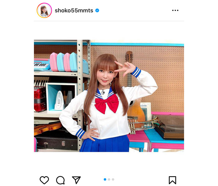 中川翔子、セーラー服衣装でセーラームーンになりきり！「我々へのご褒美が過ぎる」と歓喜の声も