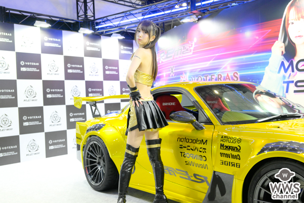 【写真特集】コスプレイヤー・月野もも、ヘソ出しコスチュームで美麗スタイル披露！＜東京オートサロン 2023＞