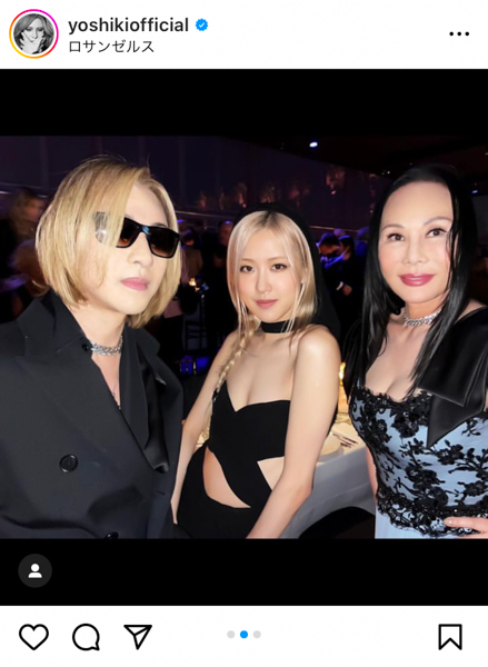 YOSHIKI、BLACKPINK・ロゼとの2ショットに歓喜の声ぞくぞく！