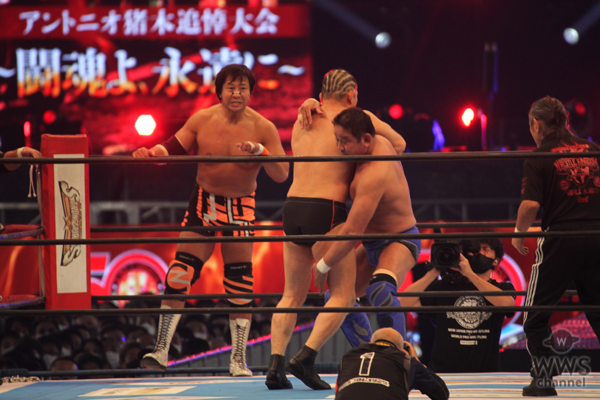 【写真特集】新日本プロレス・藤波辰爾、「１、２、３、ダーッ！」でアントニオ猪木追悼大会盛り上げる！ ＜WRESTLE KINGDOM 17 in 東京ドーム＞