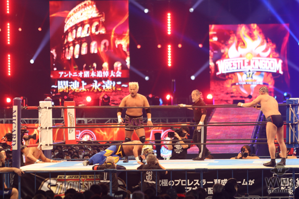 【写真特集】新日本プロレス・藤波辰爾、「１、２、３、ダーッ！」でアントニオ猪木追悼大会盛り上げる！ ＜WRESTLE KINGDOM 17 in 東京ドーム＞