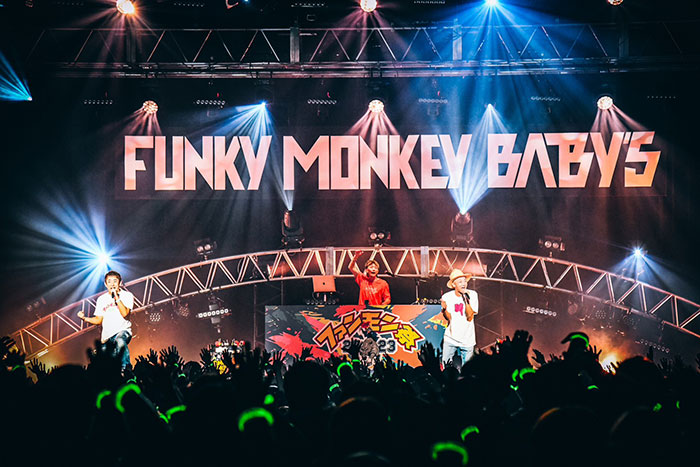 FUNKY MONKEY BΛBY’S、再始動後初のFCライブを開催!会場全体で神セトリを作り上げる