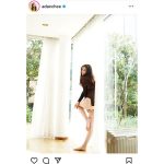 足立梨花、スラリ脚線美とチラ見せ美尻にファンそわそわ「安心していいんですか？」