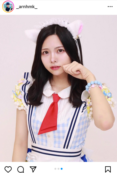 SKE48・荒野姫楓、猫耳×アイドル衣装の「ひめにゃん」ショットが可愛すぎる！