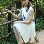 【写真特集】慶應義塾大学・堤萌さん、白のクールなミニ丈衣装で美を追求！「ダンスが好きでK-POPコピーダンスサークルに所属しています」