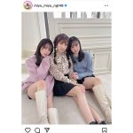 NGT48・藤崎未夢、奈良未遥・木本優菜と美脚で釘付けの3ショット公開！