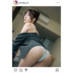 けんけん、スケスケなランジェリーで美尻見せつけ！