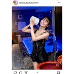 兒玉遥、水も滴るサウナ美人ショットに反響ぞくぞく