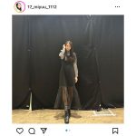 AKB48・水島美結、透け感あるオトナワンピで魅せる美脚に歓喜の声