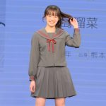 【写真特集】中島瑠菜さん、「制服アワード」でグレーのセーラー服を着こなしにっこりスマイル＜第10回日本制服アワード＞