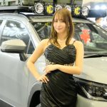 【写真特集】レースクイーン・桐嶋しずく、エレガントな黒ドレスから美脚チラリ＜東京オートサロン2023＞