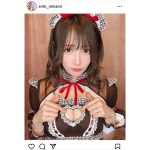 コスプレイヤー・篠原みなみ、谷割れハートで激甘なバレンタインをお届け