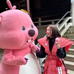 坂巻有紗が高尾山で節分の豆まきに参加！「運気を上昇させて女優のお仕事を頑張る！」