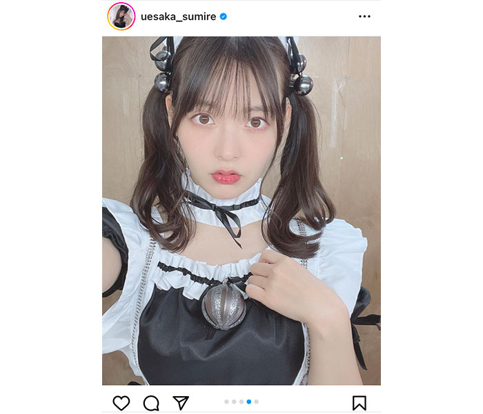 上坂すみれ、王道のツインテールメイドに変身！可憐な姿に「ご奉仕されたいです」の声も