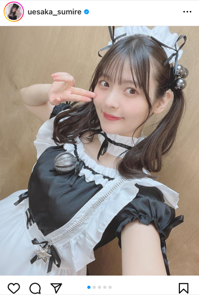 上坂すみれ、王道のツインテールメイドに変身！可憐な姿に「ご奉仕されたいです」の声も