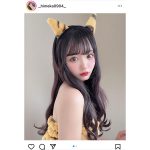 山本姫香、鬼コスプレでスベ肌披露！「こんなかわいい鬼なら大歓迎」の声も