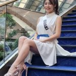 【写真特集】茨城代表・山口理子さん、白のクールなSDGs衣装でミスユニバーシティを語る！「自分の心を大切にするセルフラブを発信したい」