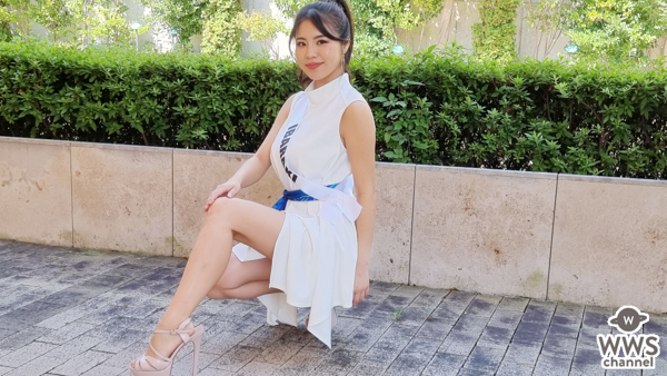 【写真特集】茨城代表・山口理子さん、白のクールなSDGs衣装でミスユニバーシティを語る！「自分の心を大切にするセルフラブを発信したい」