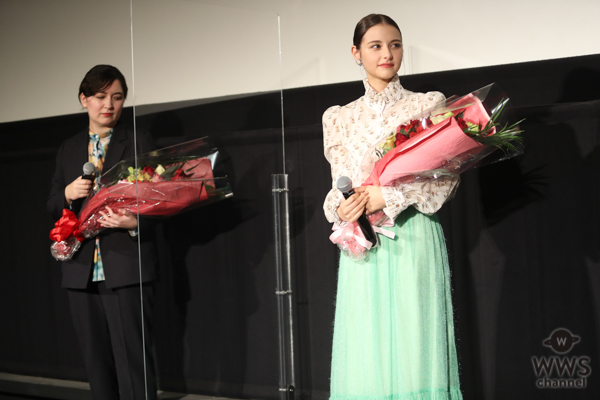 女優・嵐莉菜、『マイスモールランド』凱旋上映記念舞台挨拶に登場！「このお芝居を通して学んだことが大きかった」