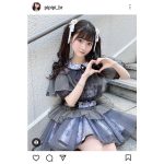 #ババババンビ・小鳥遊るい、太ももチラリ新衣装でハートをお届け！